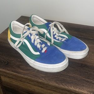 Multi colored Old Skool Vans
